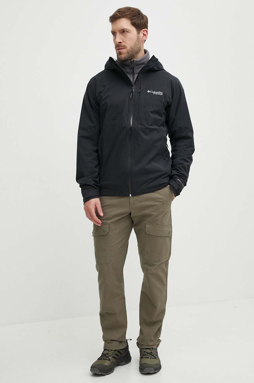 Куртка outdoor Columbia Ampli-Dry II колір чорний 2071061