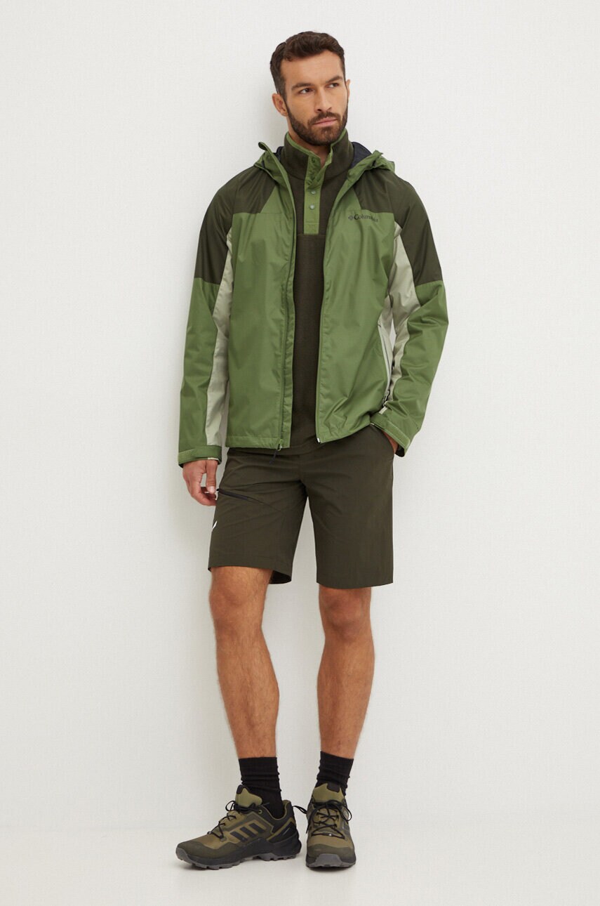 Куртка outdoor Columbia Inner Limits III колір зелений 2071215