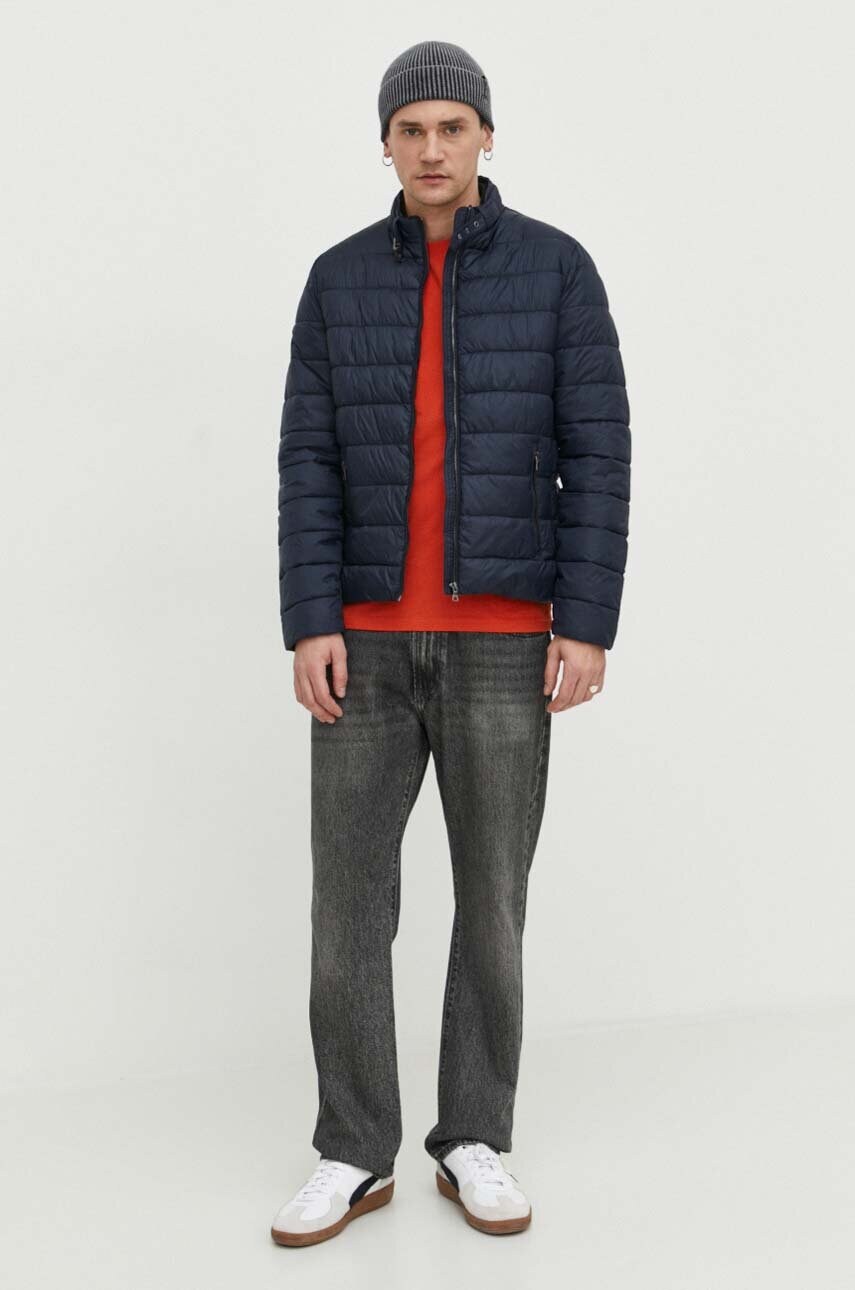 Куртка Superdry чоловіча колір синій перехідна