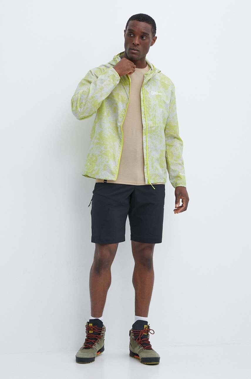 Куртка outdoor Jack Wolfskin Prelight Wind колір жовтий