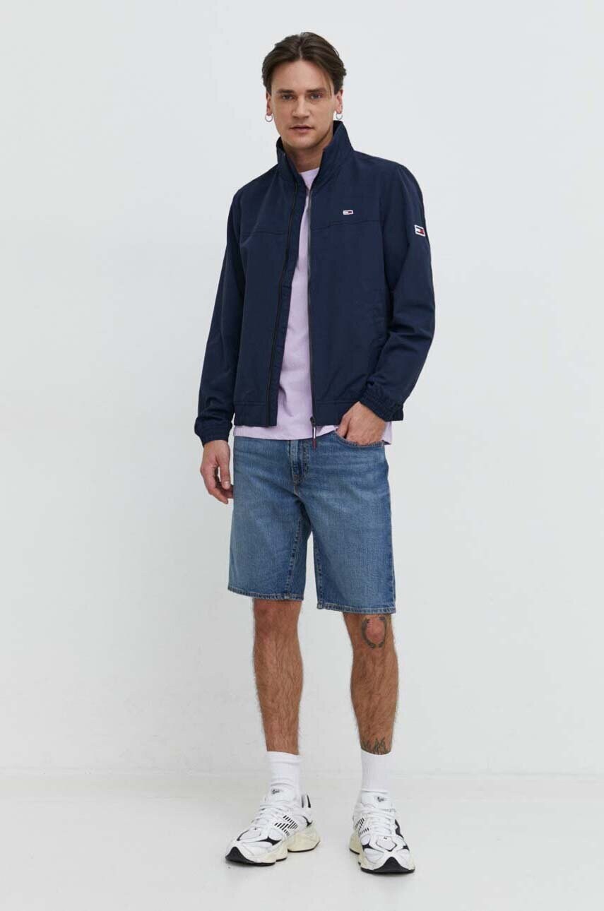 Куртка Tommy Jeans чоловіча колір синій перехідна