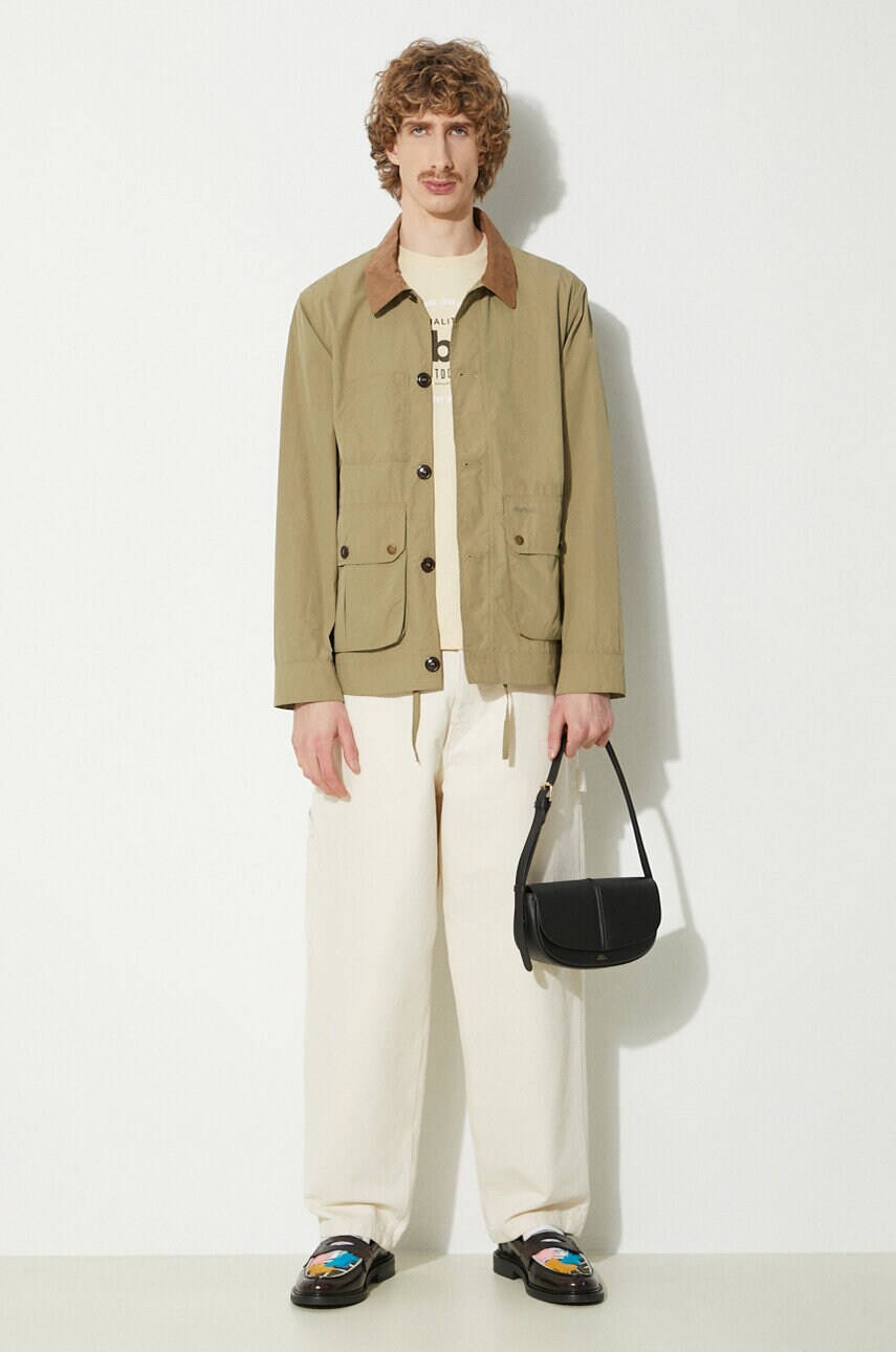 Куртка Barbour Denby Casual чоловіча колір зелений перехідна MCA0965