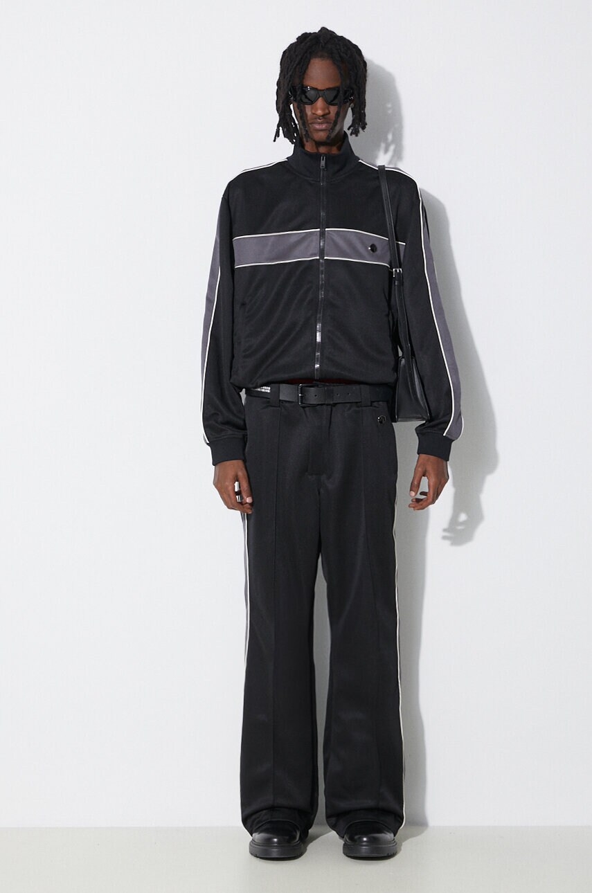 Кофта AMBUSH Track Jacket Tap чоловіча колір чорний візерунок BMBD003S24JER