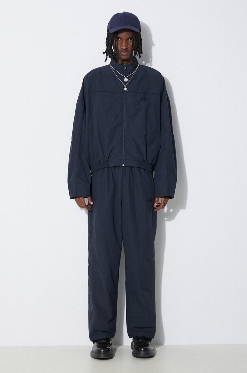 Куртка AMBUSH Nylon Track Jacket чоловіча колір синій перехідна oversize BMEA002S24FAB