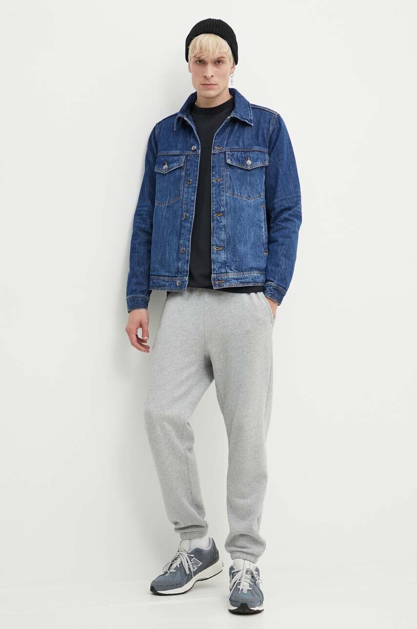 Джинсова куртка Wood Wood Ivan Denim чоловіча перехідна 12315106.7051