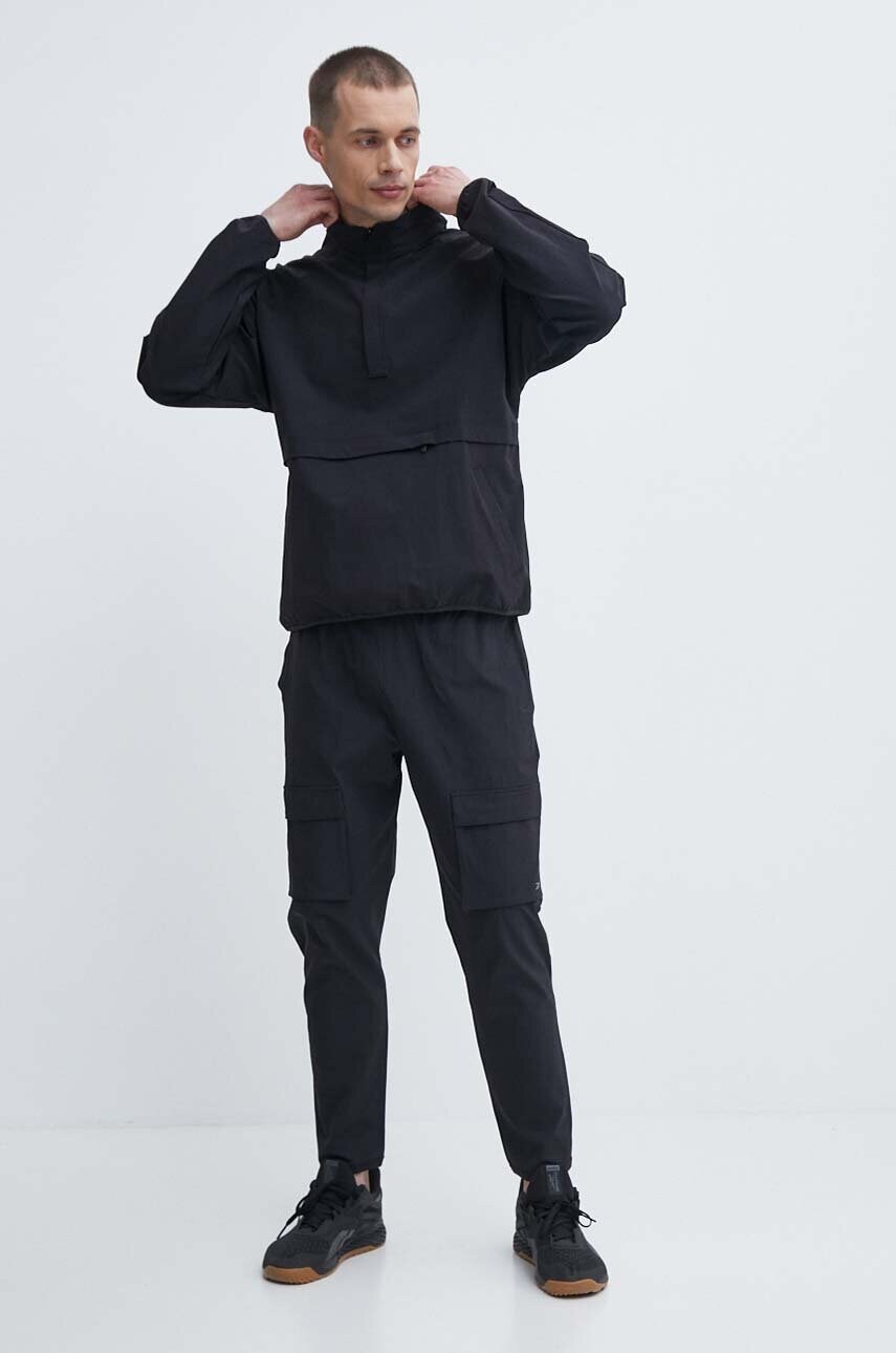 Куртка для тренувань Reebok Active Collective Skystretch колір чорний перехідна 100075694