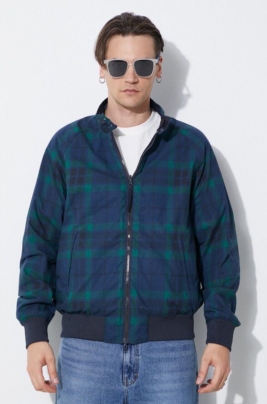 Двостороння куртка Baracuta Reversible G9 чоловіча колір синій перехідна BRCPS1026