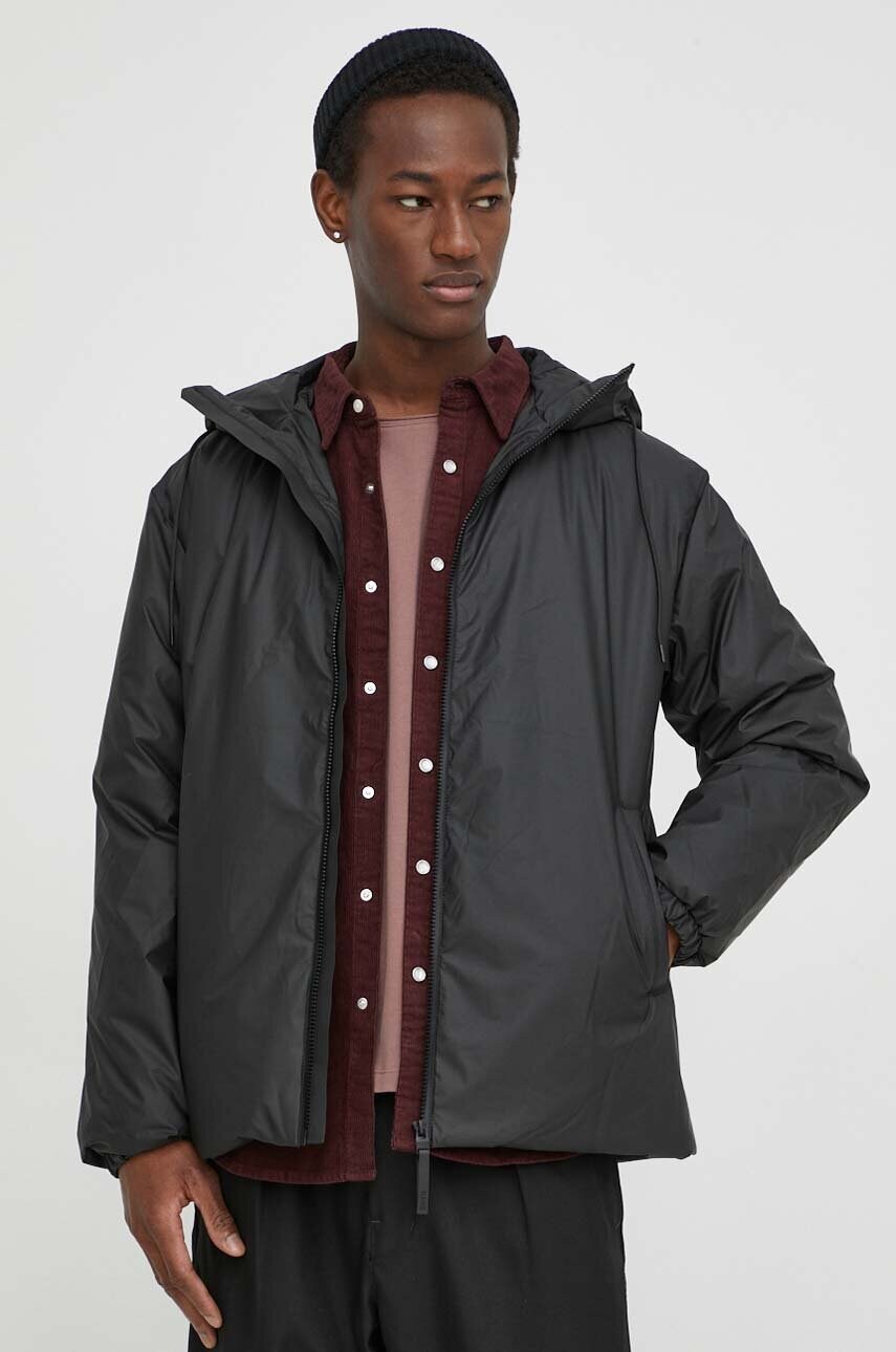 Куртка Rains 15770 Jackets колір чорний перехідна