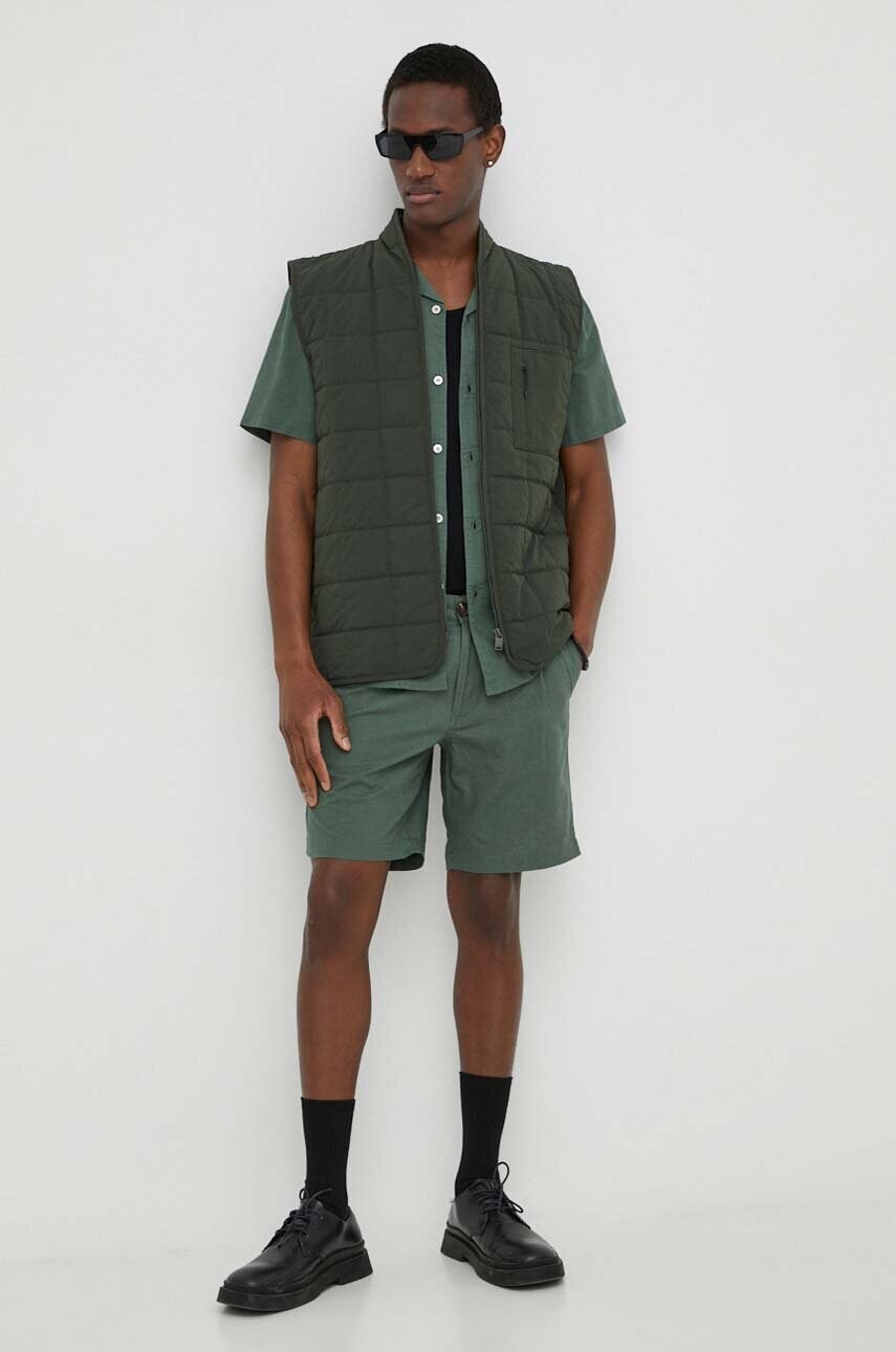 Безрукавка Rains 19410 Vests колір зелений перехідна