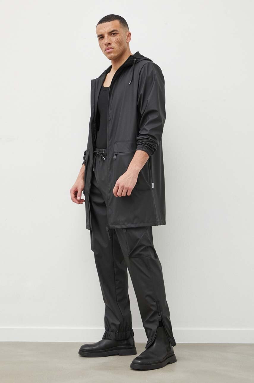Куртка Rains 19850 Jackets колір чорний перехідна