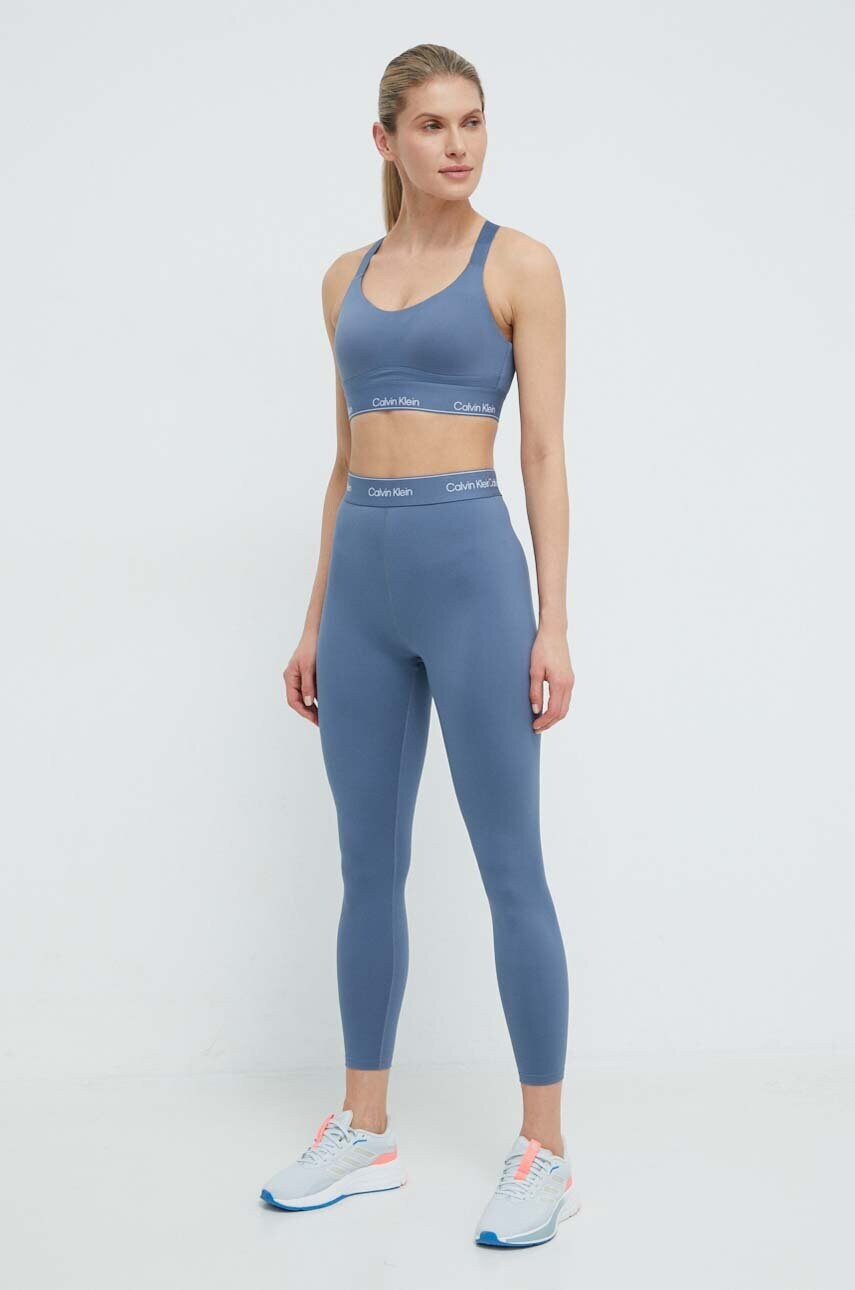 Легінси для тренувань Calvin Klein Performance з принтом
