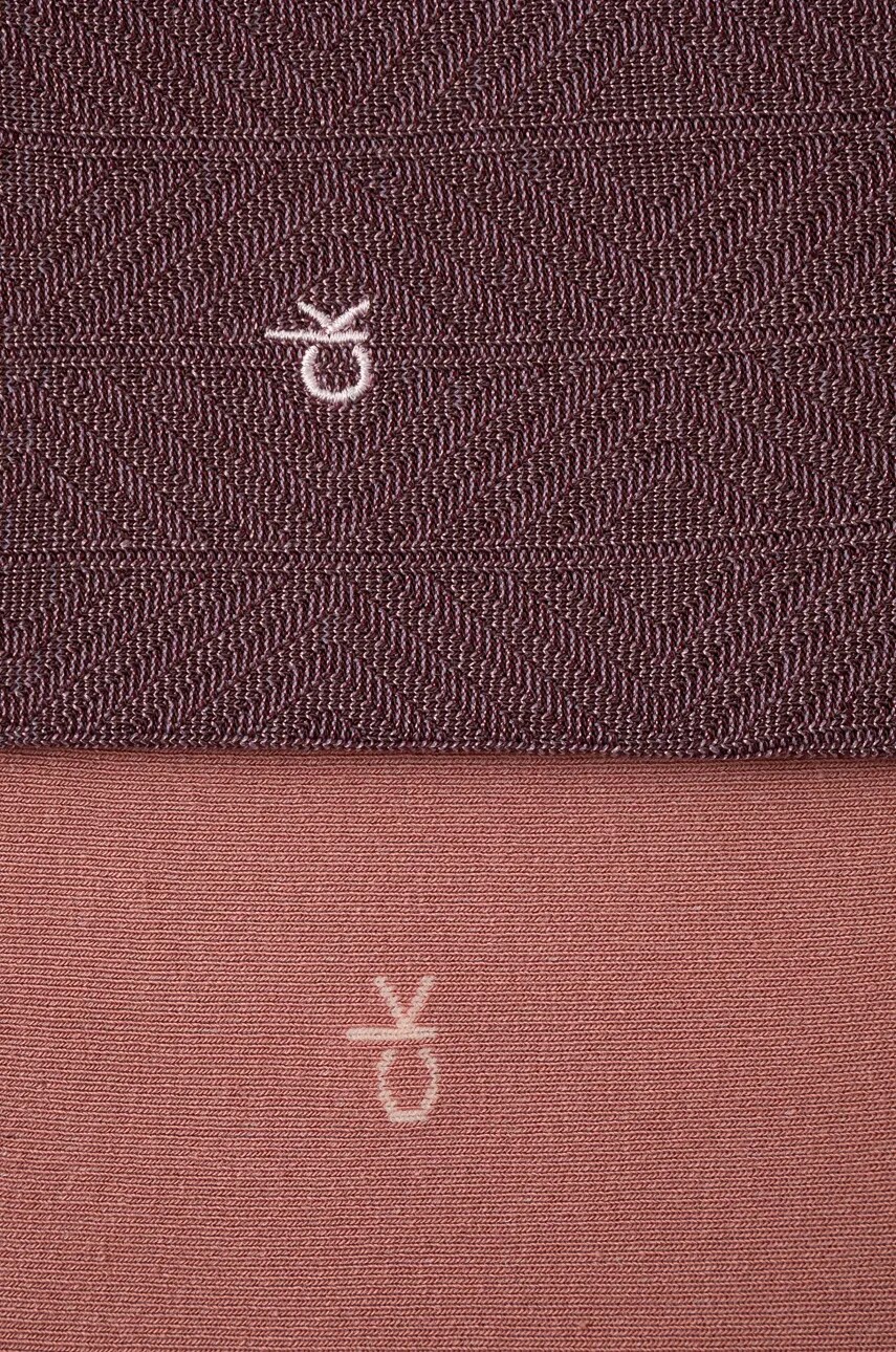 Шкарпетки Calvin Klein 2-pack жіночі колір рожевий 701230617