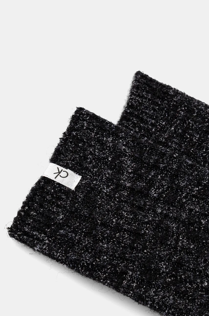 Шкарпетки з домішкою вовни Calvin Klein колір чорний 701230618