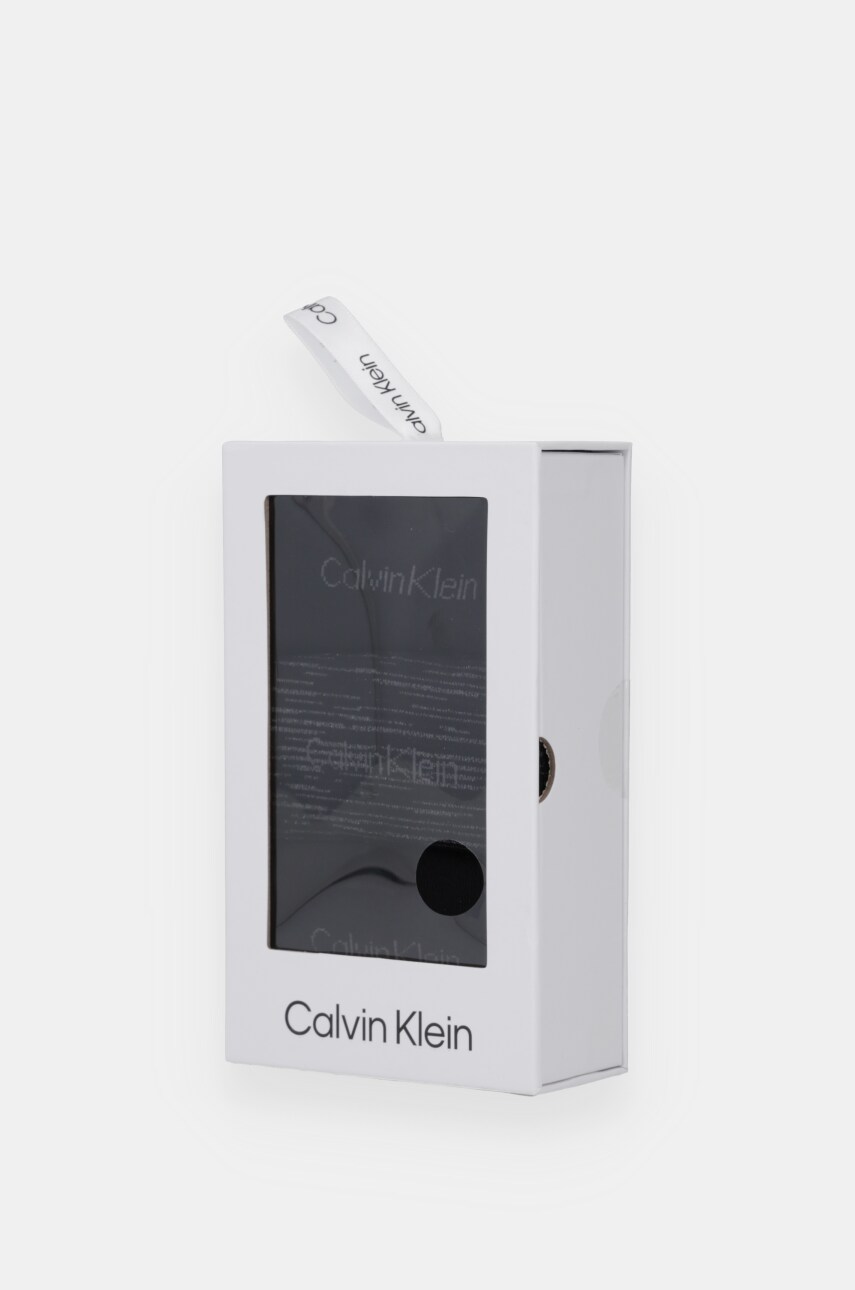 Шкарпетки Calvin Klein 3-pack жіночі колір чорний 701229443