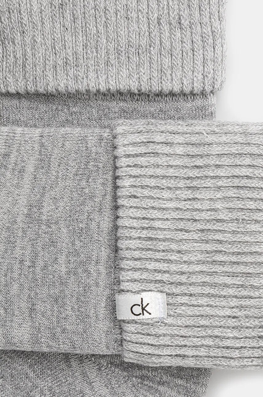 Шкарпетки Calvin Klein жіночі колір сірий 701229449