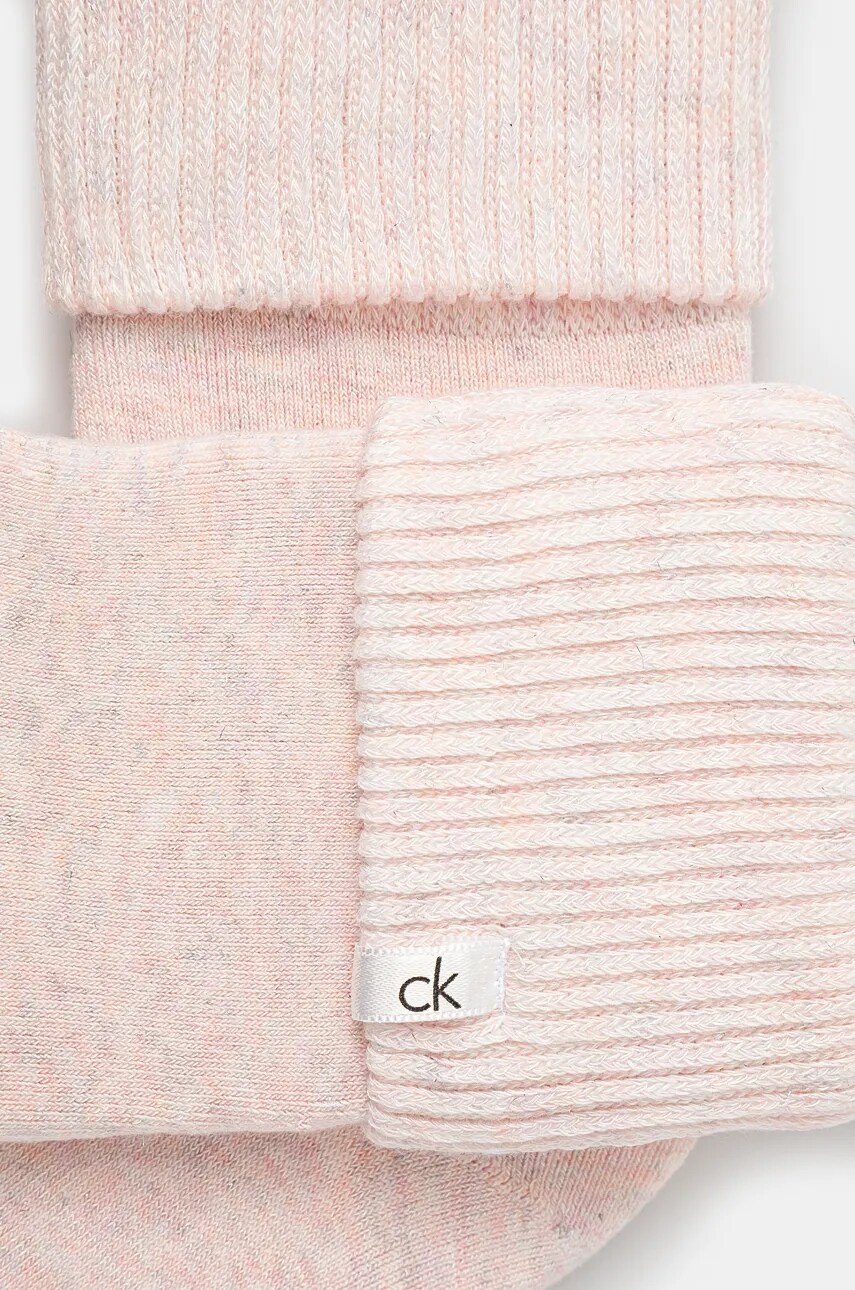 Шкарпетки Calvin Klein жіночі колір помаранчевий 701229449