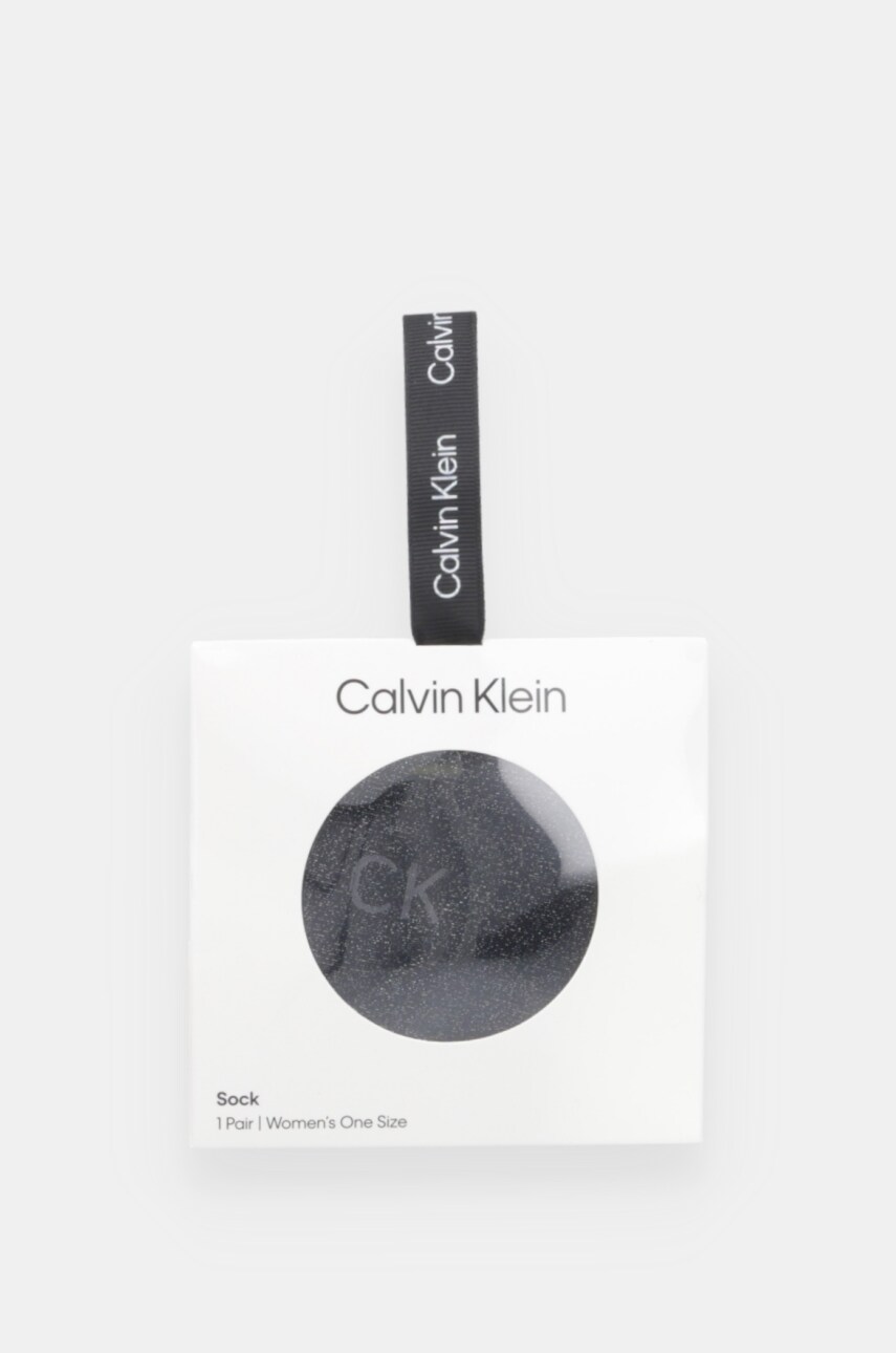 Шкарпетки Calvin Klein жіночі колір чорний 701229816