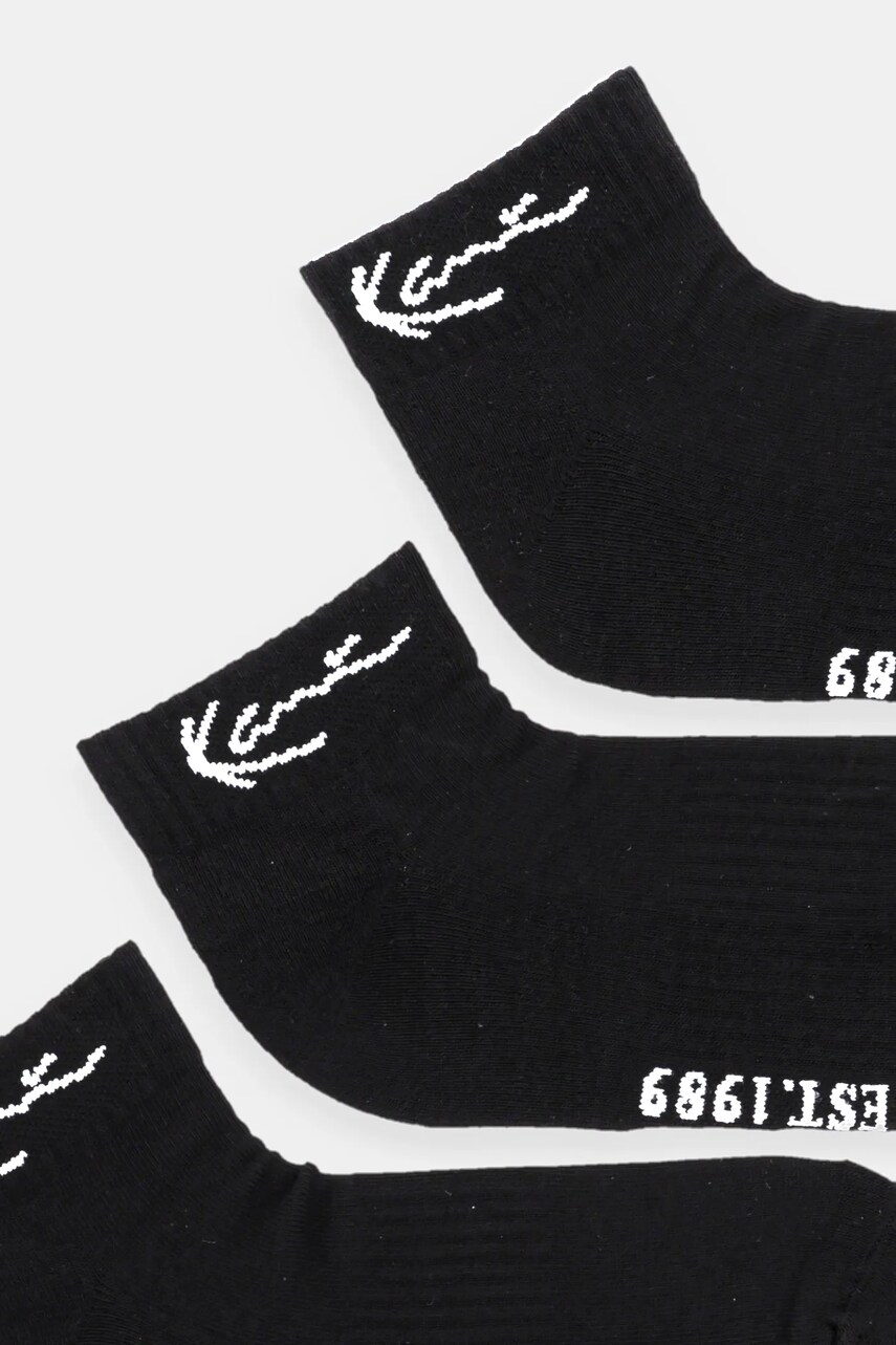 Шкарпетки Karl Kani 3-pack чоловічі колір чорний 3002040
