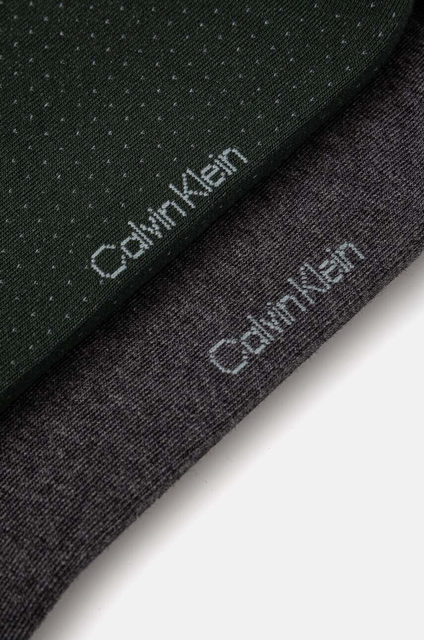 Шкарпетки Calvin Klein 2-pack чоловічі колір зелений 701229435
