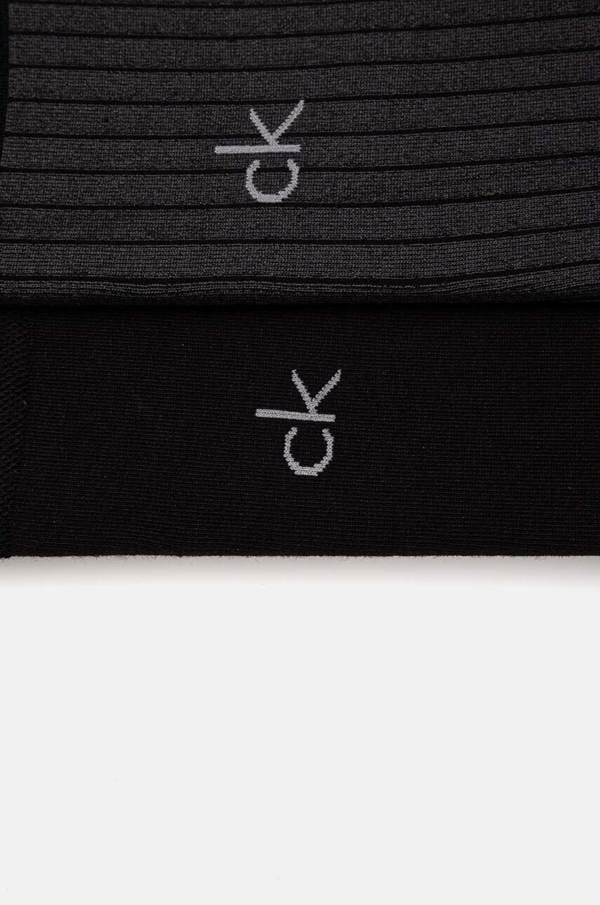 Шкарпетки Calvin Klein 2-pack чоловічі колір чорний 701229437