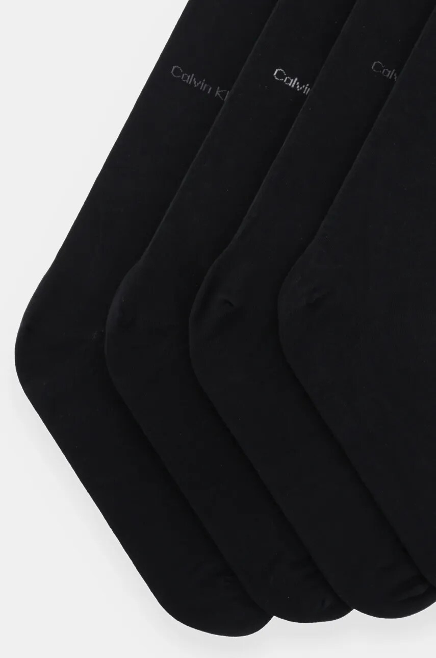 Шкарпетки Calvin Klein 4-pack чоловічі колір чорний 701229429