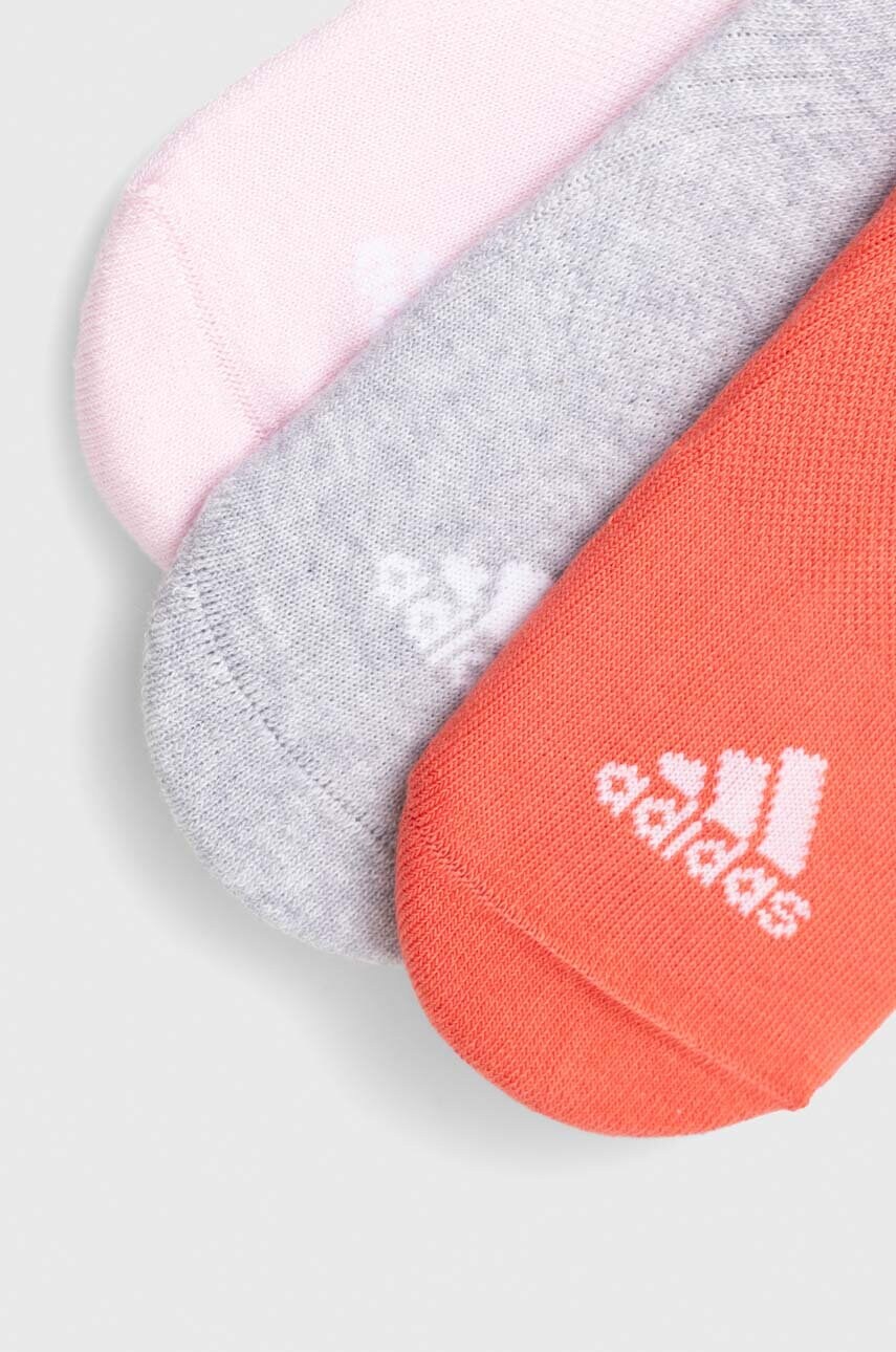 Шкарпетки adidas 3-pack колір сірий