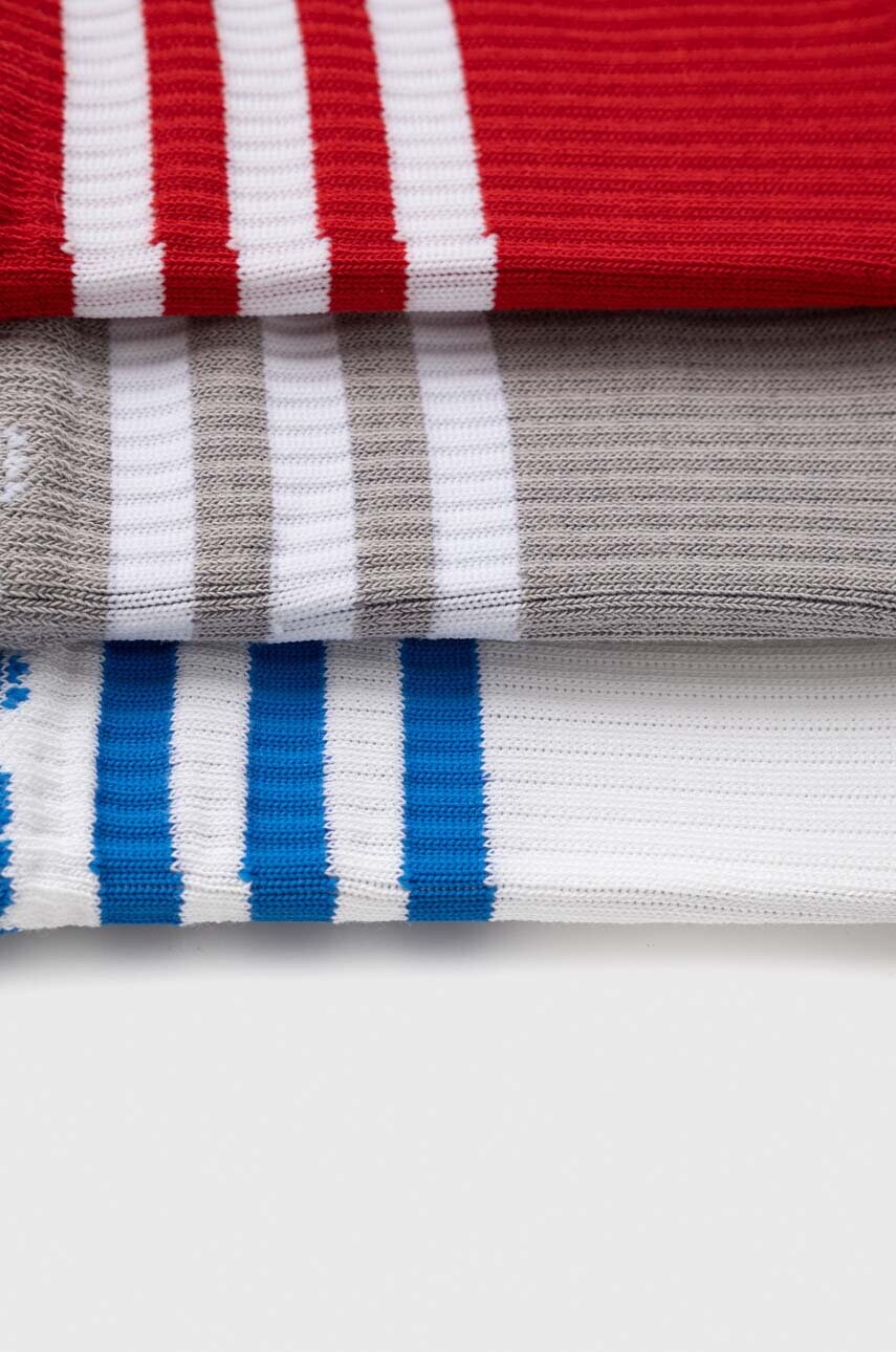 Шкарпетки adidas Originals 3-pack колір сірий