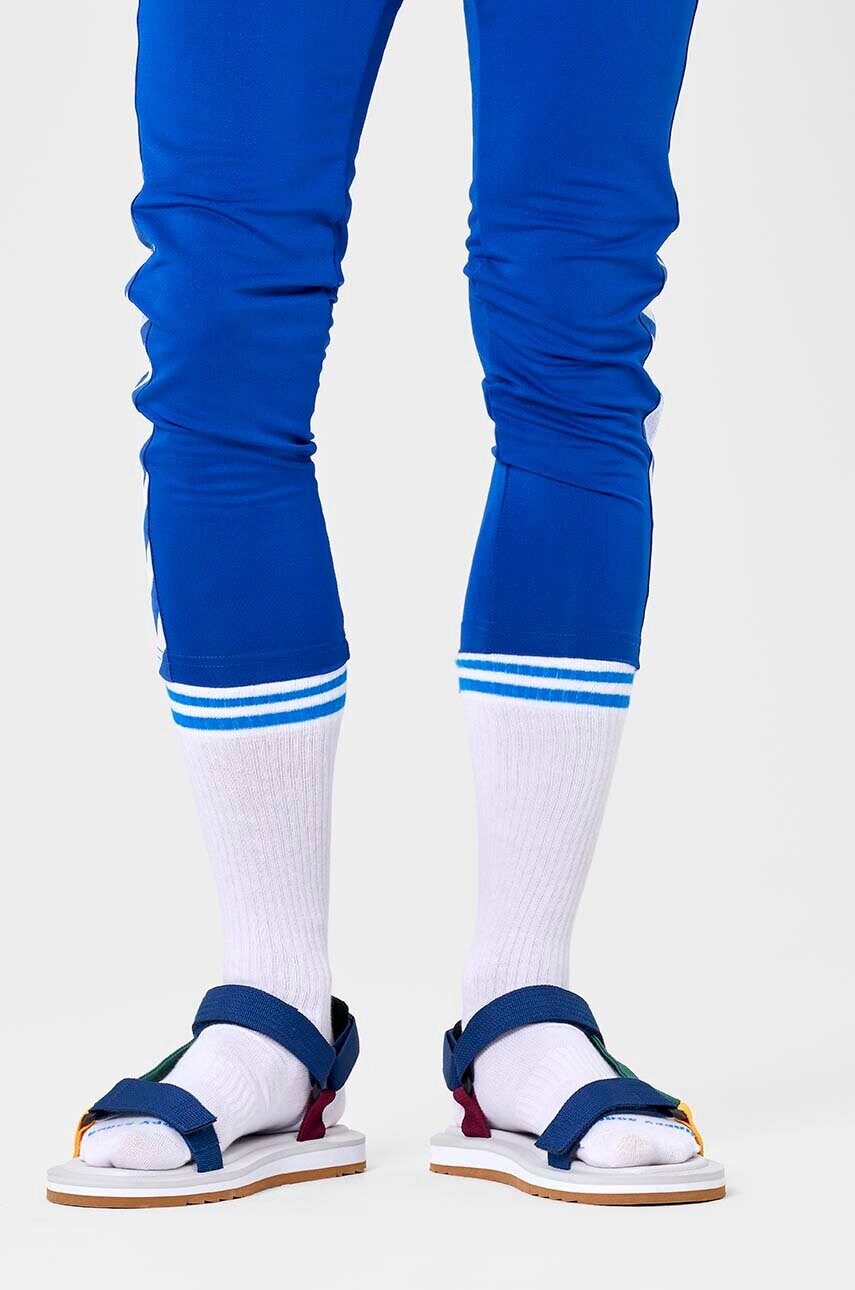 Шкарпетки Happy Socks Solid Sneaker Thin Crew колір білий