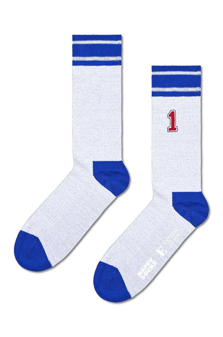 Шкарпетки Happy Socks x Elton John Stadium Mid High колір білий