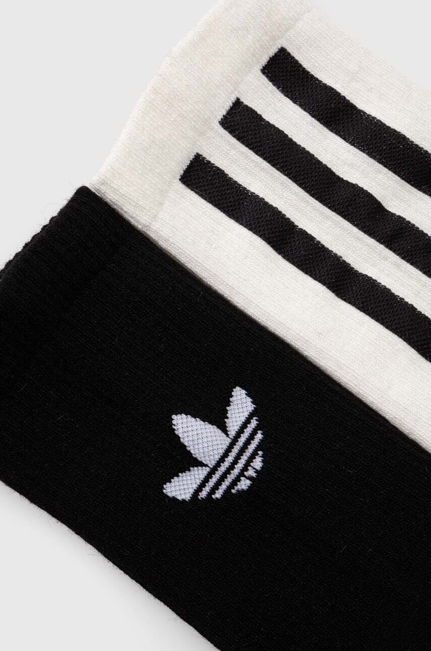 Шкарпетки з домішкою кашеміру adidas Originals 2-pack колір білий
