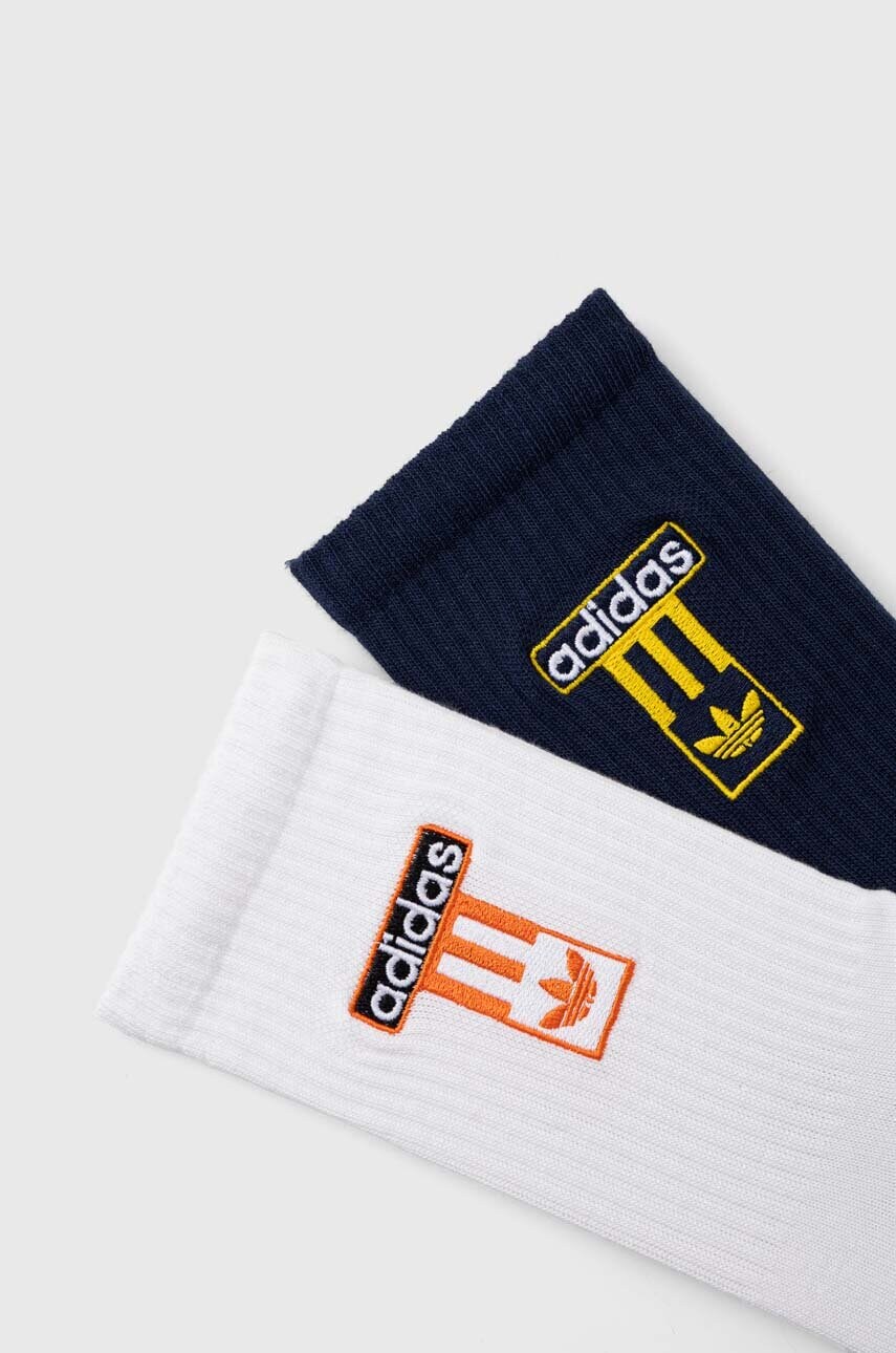 Шкарпетки adidas Originals 2-pack колір білий IS0740