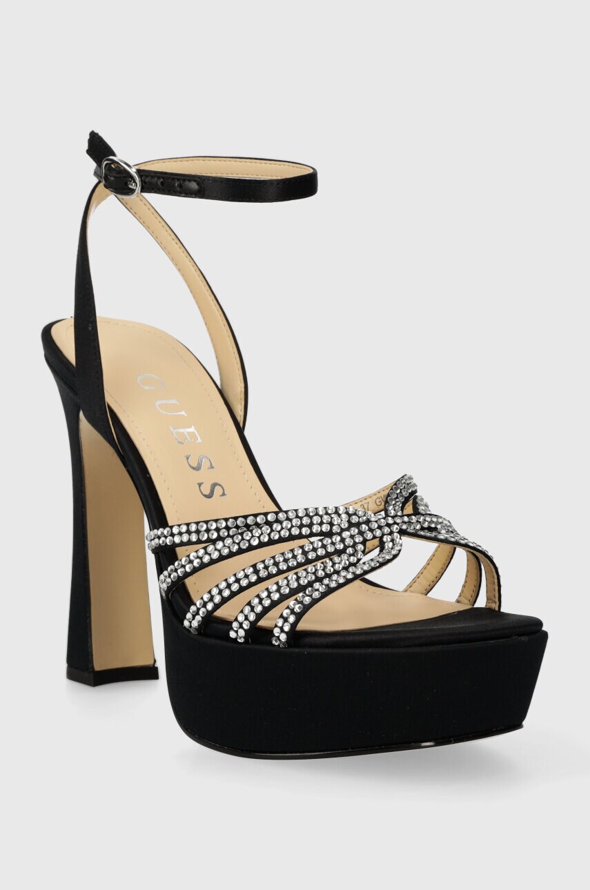 Сандалі Guess IRIATA колір чорний FLPIRT SAT03