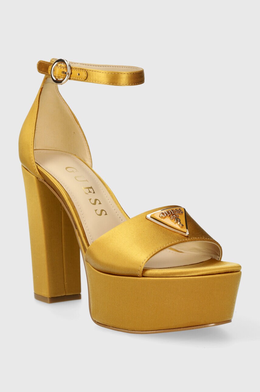 Сандалі Guess SETON2 колір золотий FLPSE2 SAT03