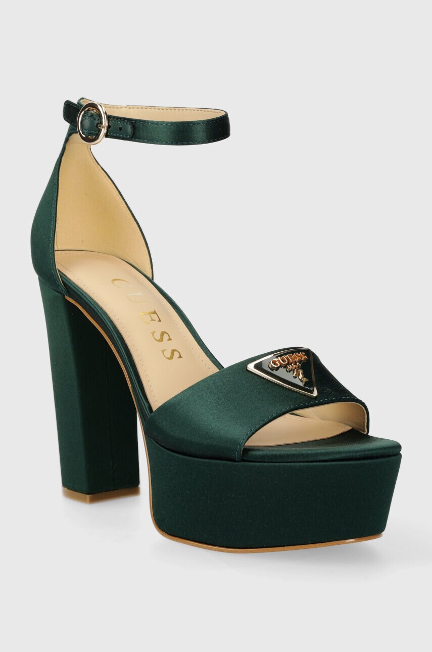 Сандалі Guess SETON2 колір зелений FLPSE2 SAT03