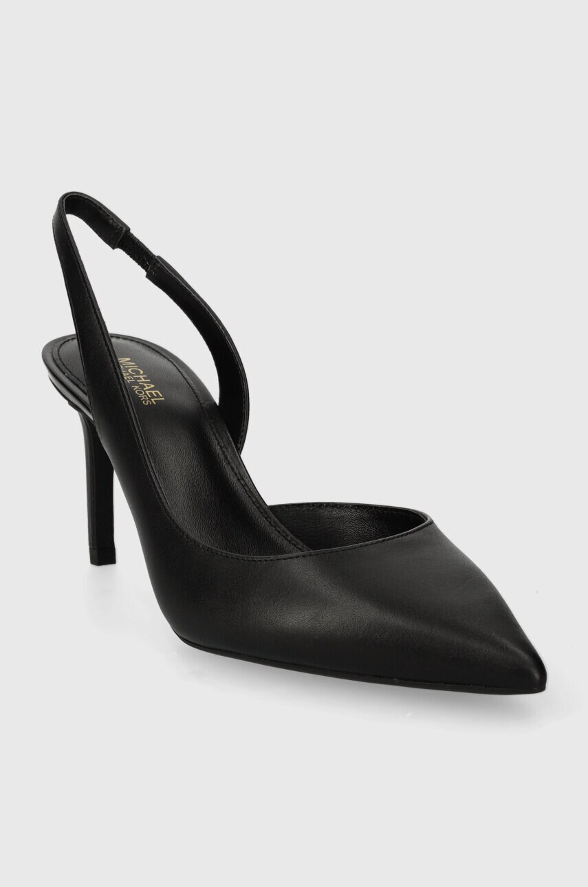 Шкіряні туфлі MICHAEL Michael Kors Alina колір чорний 40R4HNMP1L
