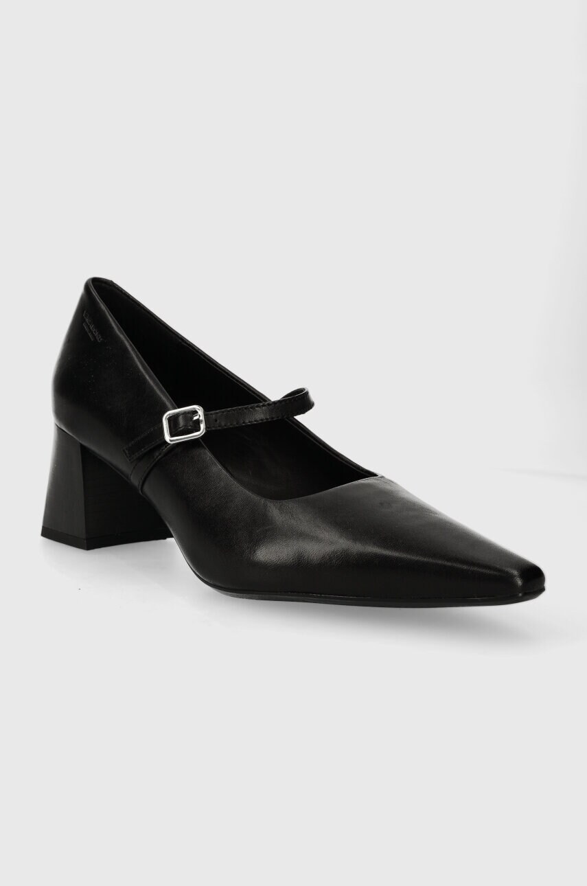 Шкіряні туфлі Vagabond Shoemakers ALTEA колір чорний каблук блок 5740.201.20