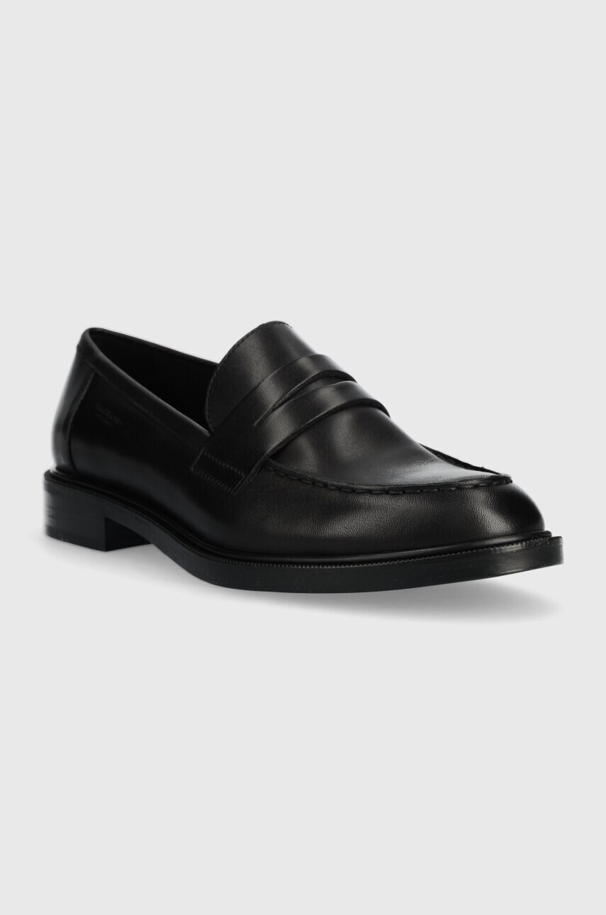 Шкіряні мокасини Vagabond Shoemakers AMINA жіночі колір чорний на плоскому ходу 5703.001.20