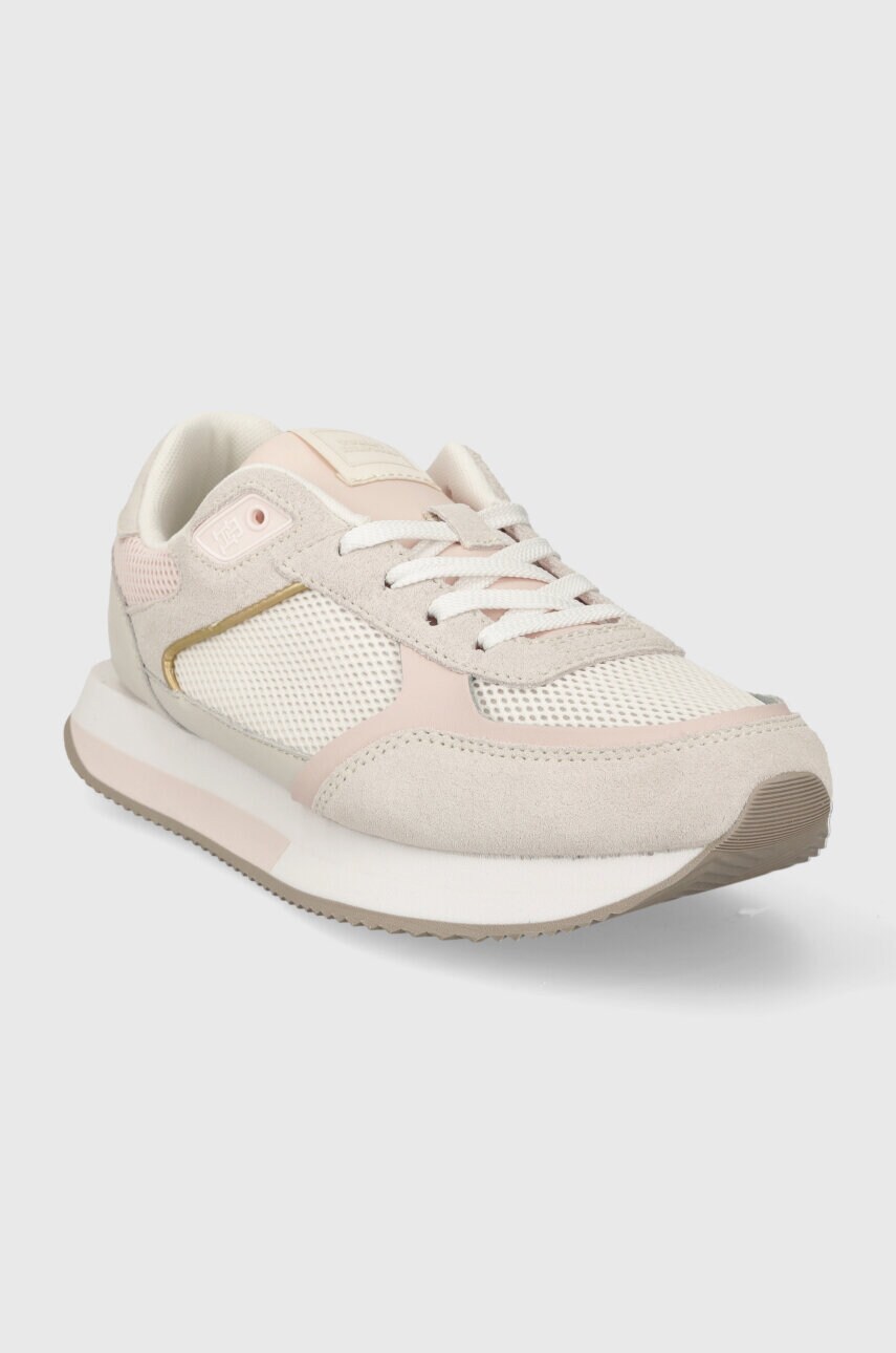 Кросівки Tommy Hilfiger ESSENTIAL ELEVATED RUNNER колір сірий FW0FW07700