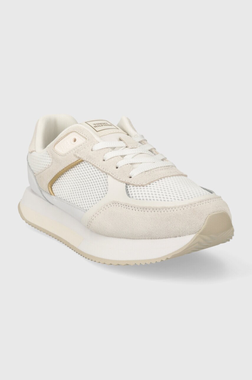 Кросівки Tommy Hilfiger ESSENTIAL ELEVATED RUNNER колір білий FW0FW07700