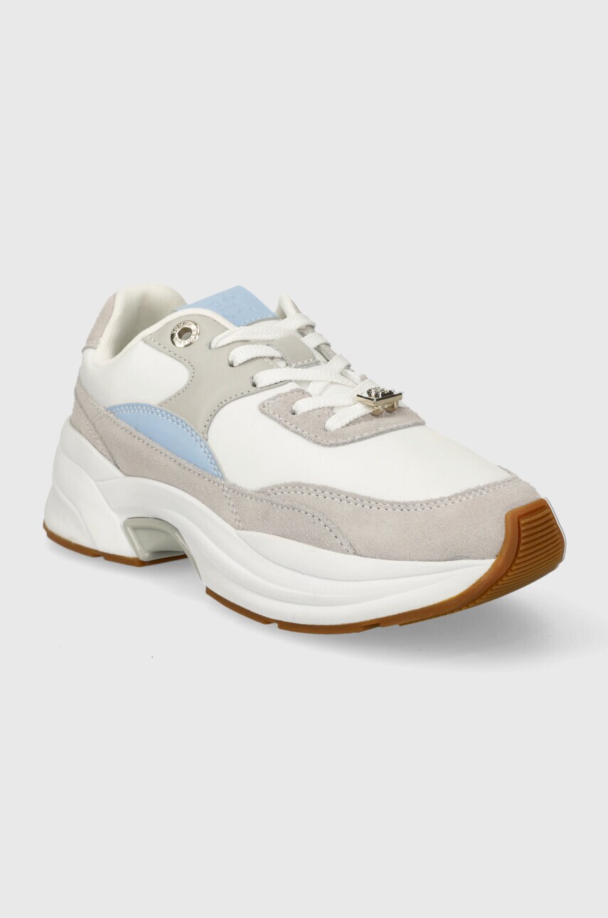 Кросівки Tommy Hilfiger CHUNKY FEMININE RUNNER HARDWARE колір сірий FW0FW07703