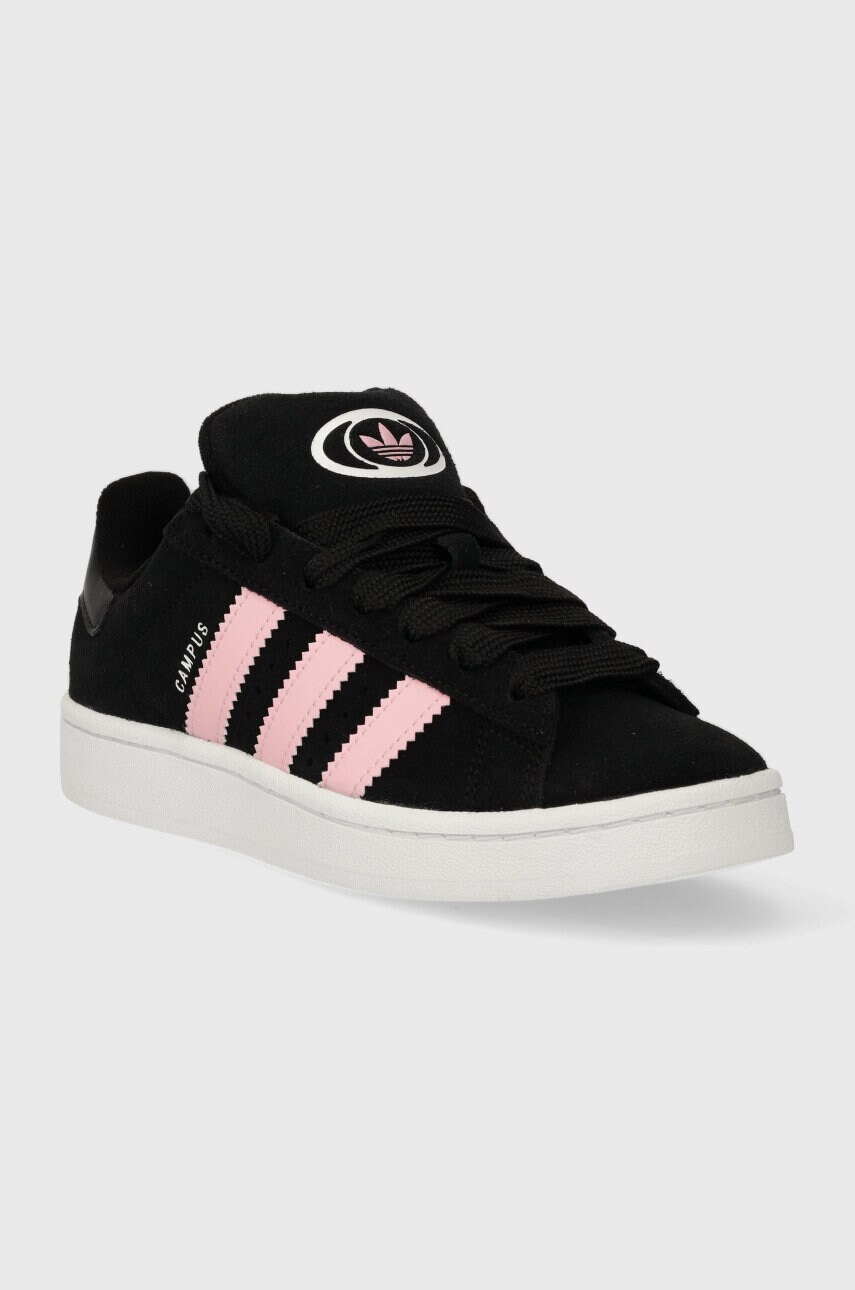 Купити Замшеві кросівки adidas Originals Campus 00s колір чорний ID3171 – головне зображення
