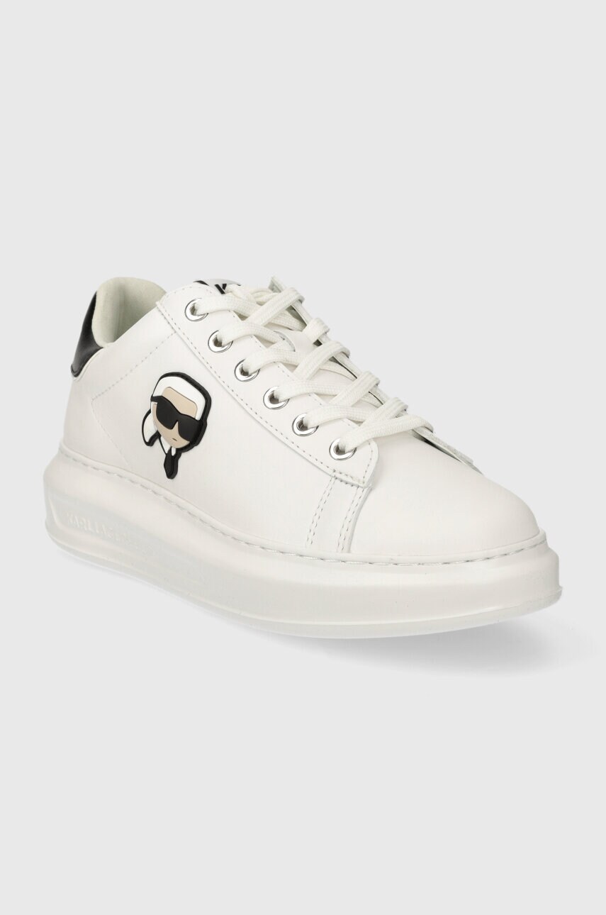 Шкіряні кросівки Karl Lagerfeld KAPRI колір білий KL62530N