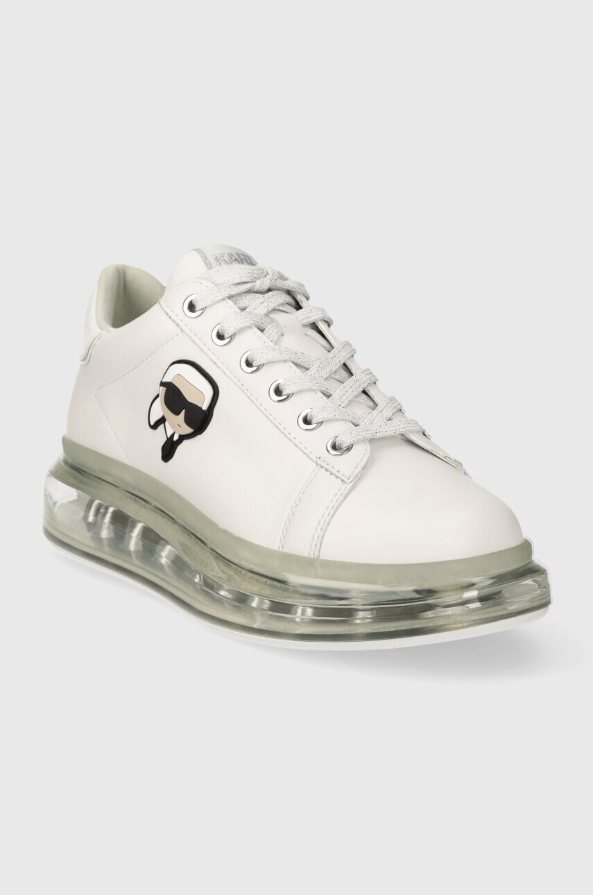 Шкіряні кросівки Karl Lagerfeld KAPRI KUSHION колір білий KL62630N