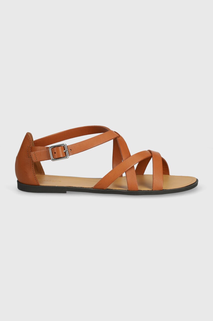 Шкіряні сандалі Vagabond Shoemakers TIA 2.0 жіночі колір коричневий 5731-001-22