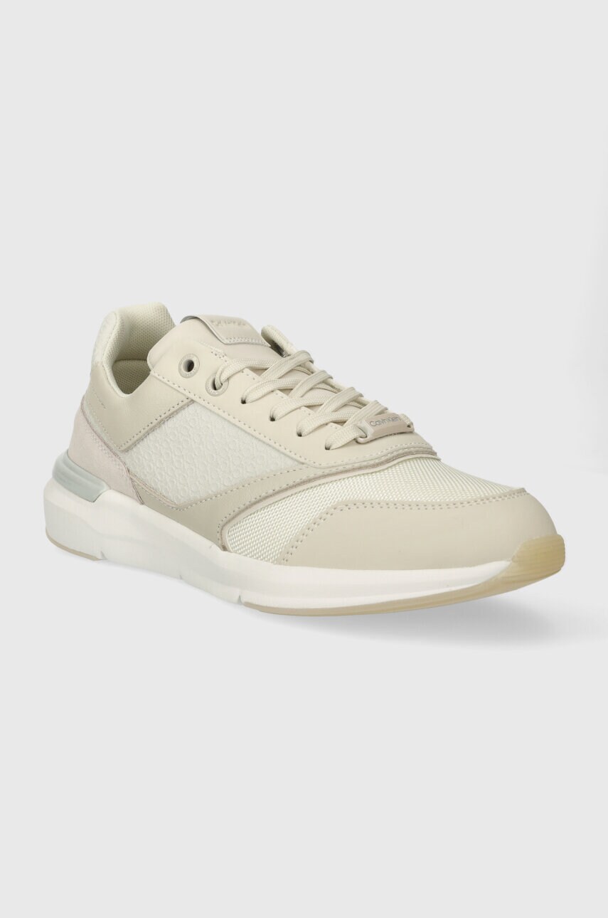 Кросівки Calvin Klein FLEXI RUNNER - NANO MONO колір бежевий HW0HW01858