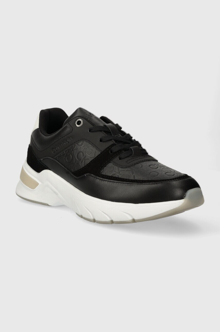 Кросівки Calvin Klein ELEVATED RUNNER - MONO MIX колір чорний HW0HW01869