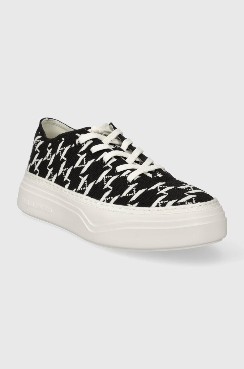 Кеди Karl Lagerfeld KONVERT жіночі колір чорний KL63421