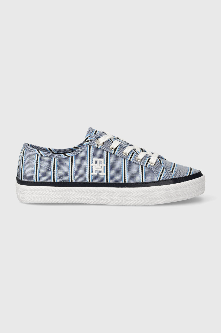 Кеди Tommy Hilfiger VULC CANVAS SNEAKER SHIRTING жіночі FW0FW07672