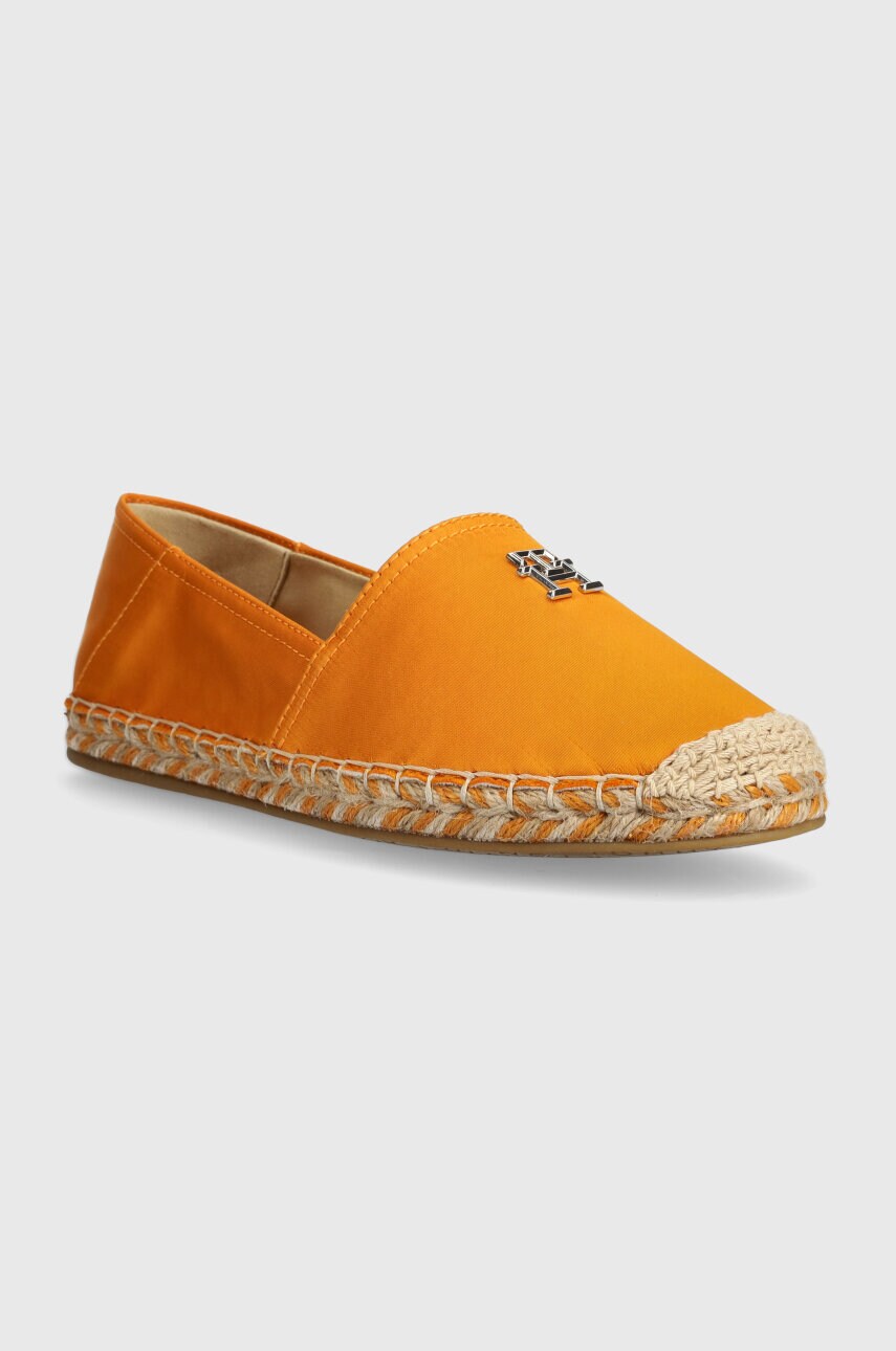 Еспадрилі Tommy Hilfiger TH SATIN FLAT ESPADRILLE колір жовтий FW0FW07881