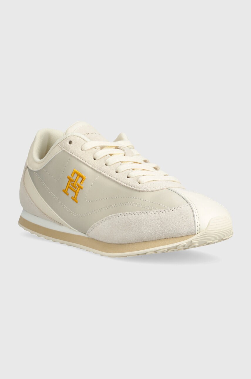 Кросівки Tommy Hilfiger TH HERITAGE RUNNER колір бежевий FW0FW07892